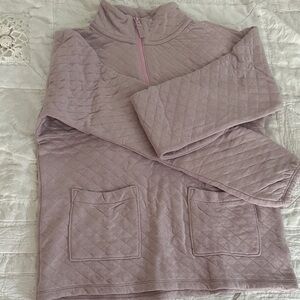 Crewcuts light Quilted Half-Zip Pullover in Light Purple